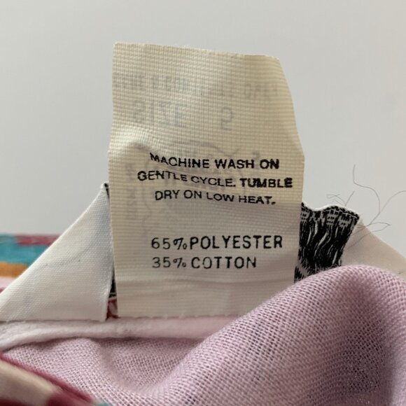 Vintage Skirt MJ Concepts High Waisted Midi Skirt A Line Union Made VTG Size 5 - Picture 5 of 5